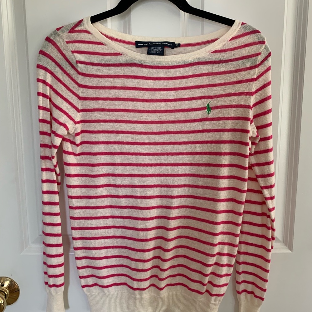 Ralph Lauren Sport striped linen sweater S
